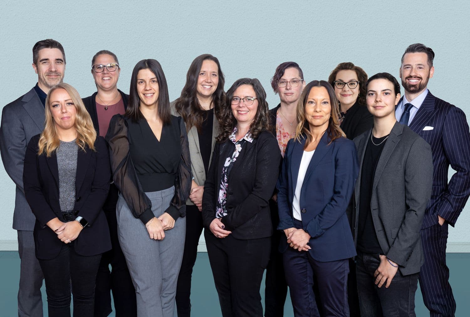 Équipe pour assurances aux entreprises